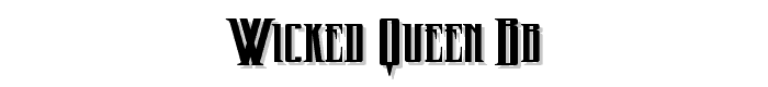 Wicked Queen BB font
